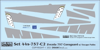 1:144 Corogard, Boeing 757-200 (Generic Wing Escape Markings)