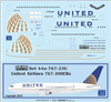 1:144 United Airlines Boeing 767-200ER