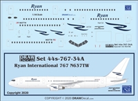 1:144 Ryan International Boeing 767-300 (N637TW)