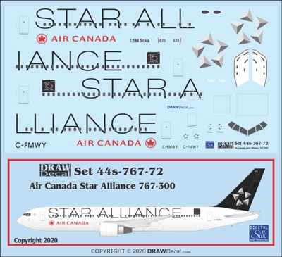 1:144 Air Canada 'Star Alliance' Boeing 767-300ER