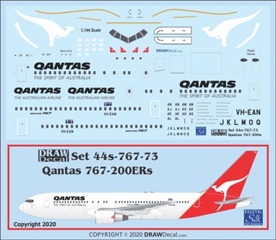 1:144 QANTAS Boeing 767-200ER