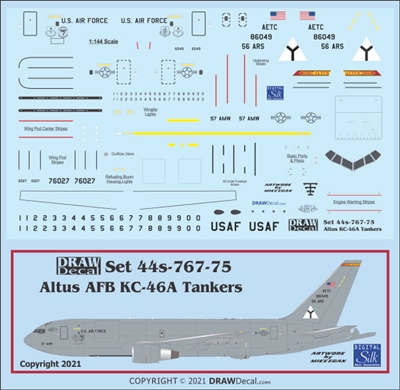 1:144 USAF 'Altus AFB' KC-46A Pegasus (Boeing 767-200)