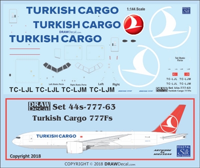 1:144 Turkish Cargo Boeing 777-200F