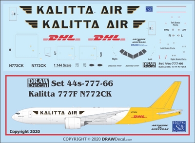 1:144 DHL / Kalitta Air Boeing 777-200F