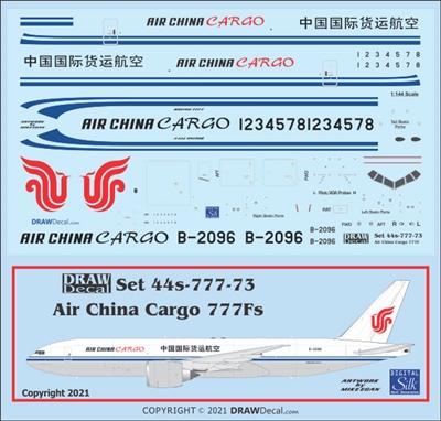 1:144 Air China Cargo Boeing 777-2F