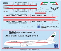 1:144 United Arab Emirates Amiri Flight Boeing 787-800