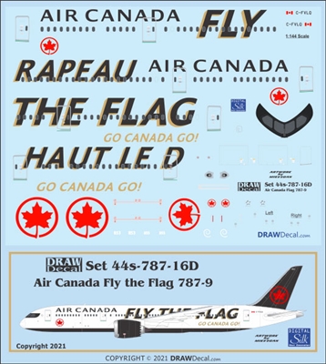 1:144 Air Canada (2017 cs) 2020 Olympics 'Fly the Flag' Boeing 787-9