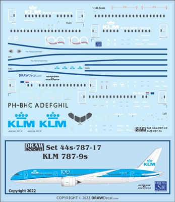 1:144 KLM Boeing 787-9