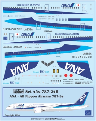 1:144 All Nippon Boeing 787-9