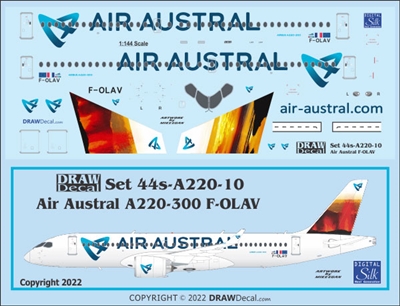 1:144 Air Austral A220-300 (F-OLAV)