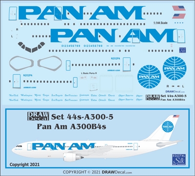 1:144 Pan Am Airbus A.300B4