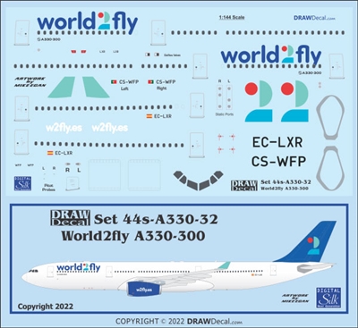 1:144 World2Fly Airbus A.330-300