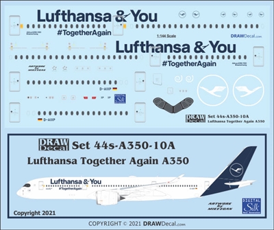 1:144 Lufthansa (2018 cs) Airbus A.350-900 "Lufthansa and You #Together Again"