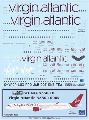 1:144 Virgin Atlantic Airbus A.350-1000