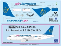 1:144 Air Jamaica Airbus A.319