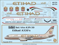 1:144 Etihad Airbus A.320
