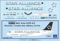 1:144 Brussels / Croatia 'Star Alliance' Airbus A.319