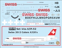 1:144 Swiss (2012 cs) Airbus A.320