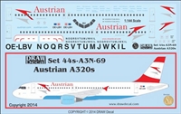 1:144 Austrian Airlines Airbus A.320