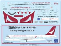 1:144 Cathay Dragon Airbus A.320