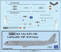 1:144 German Air Force  / Luftwaffe VIP Airbus A.321NEO