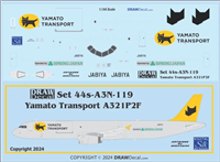 1:144 Yamato Transport Company Airbus A.321F