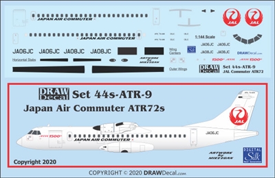 1:144 Japan Air Commuter ATR72