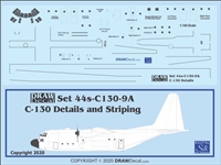 1:144 C.130 Hercules Details with Wing Striping