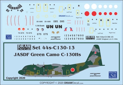 1:144 Japan Air Self Defence Force C-130H Hercules (green cs)