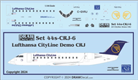 1:144 Lufthansa CityLine (demo) Canadair CRJ-100ER