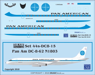1:144 Pan American Douglas DC-8-62