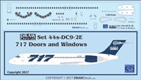 1:144 Boeing 717-200 Windows, Doors & Details