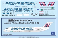 1:144 Austral 'Ticket Electronico' Douglas DC-9-30