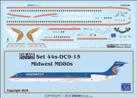 1:144 Midwest Airlines McDD MD-80