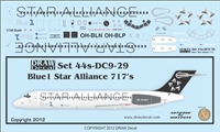 1:144 Blue1 Star Alliance Boeing 717-200