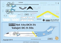 1:144 ValuJet Douglas DC-9-30