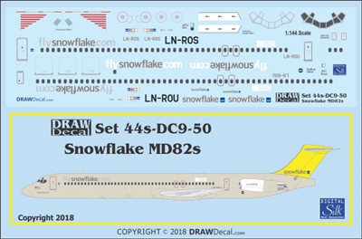 1:144 Snowflake McDD MD80