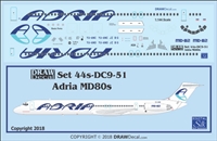 1:144 Adria Airlines McDD MD80