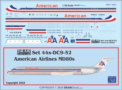 1:144 American Airlines McDD MD80