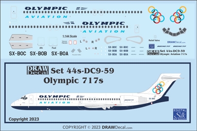 1:144 Olympic Aviation Boeing 717-200