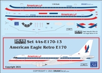 1:144 American Eagle ('retro' cs) Embraer 170