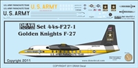 1:144 US Army 'Golden Knights' Fokker F.27