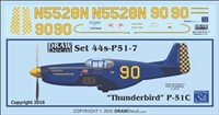 1:144 N.A. P-51B Mustang "Thunderbird"