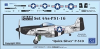 1:144 N.A. P-51D Mustang  "Quick Silver"