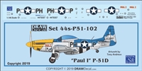 1:144 N.A. P-51D Mustang "Paul I"