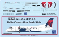 1:144 Delta Connection Saab 340