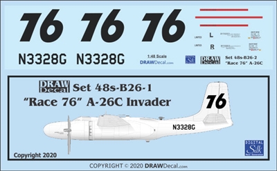 1:48 'Race 76' A-26C Invader