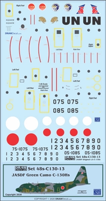 1:48 Japan Air Self Defence Force C-130H Hercules (green cs)