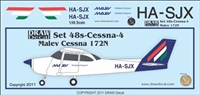 1:48 Malev Airlines Cessna 172