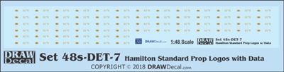 1:48 Hamilton Standard Prop Logos (64) with Data Blocks